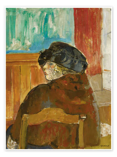 Juliste Lady in Fur, 1920