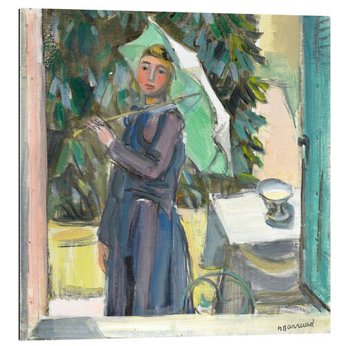 Gallery print Small figure at the window