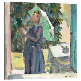 Gallery print Small figure at the window