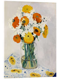 Stampa su vetro acrilico Flowers in a vase