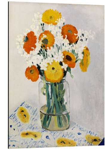 Alubild Blumen in einer Vase