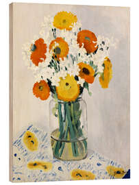 Quadro de madeira Flowers in a vase