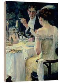 Obraz na drewnie Farewell - Edward Cucuel