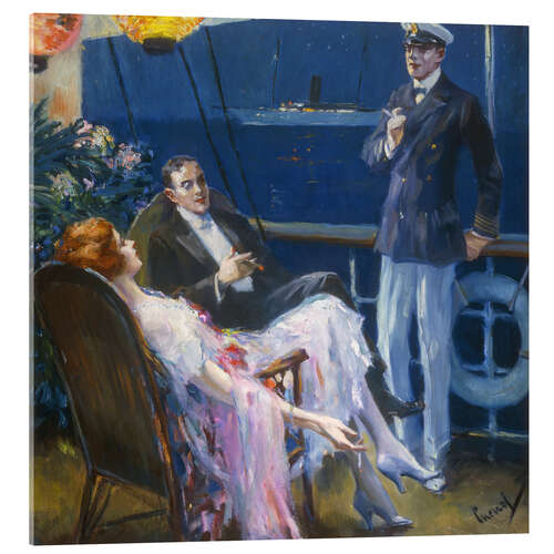 Acrylglasbild Auf einer Kreuzfahrt