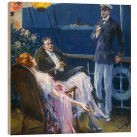 Cuadro de madera On a cruise - Edward Cucuel