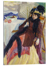 Gallery Print Dame mit einem Sonnenschirm