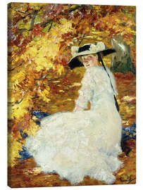 Leinwandbild Schatten des Herbstes - Edward Cucuel