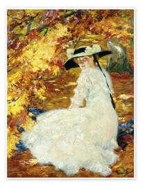 Wall print Shadows of Autumn - Edward Cucuel