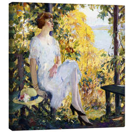 Tableau sur toile Under the arbor - Edward Cucuel