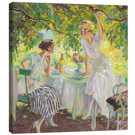 Canvastavla Afternoon tea - Edward Cucuel