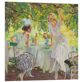 Foam board print Afternoon tea - Edward Cucuel