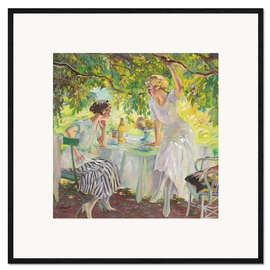 Gerahmter Kunstdruck Nachmittagstee