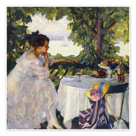 Wall print In the Arbor - Edward Cucuel