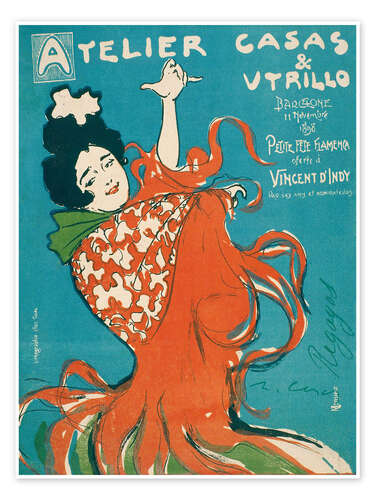 Poster Atelier Casas Utrillo