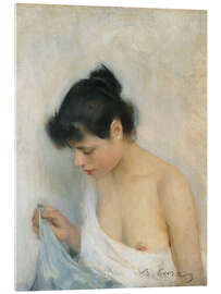 Acrylglasbild Studie, 1893