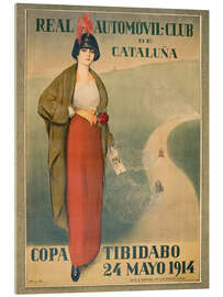 Cuadro de metacrilato Real Automovil-Club de Cataluña - Ramon Casas i Carbó