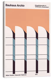 Lienzo Bauhaus Archiv, 1979 - Florent Bodart