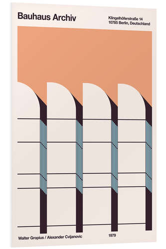 Stampa su PVC Bauhaus Archiv, 1979