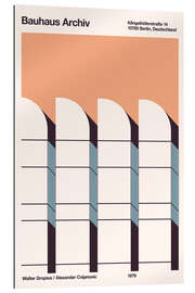 Stampa su plexi-alluminio Bauhaus Archiv, 1979