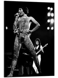 Cuadro de metacrilato Freddie Mercury, Earl's Court, London, Großbritannien, 1977