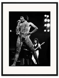 Gerahmter Kunstdruck Freddie Mercury, Earl's Court, London, Großbritannien, 1977