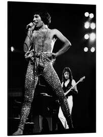 Magnettafel Freddie Mercury, Earl's Court, London, Großbritannien, 1977