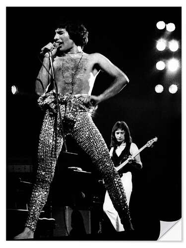 Sisustustarra Freddie Mercury, Earl's Court, London, Großbritannien, 1977