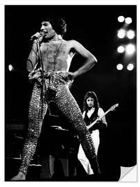 Sisustustarra Freddie Mercury, Earl's Court, London, Großbritannien, 1977