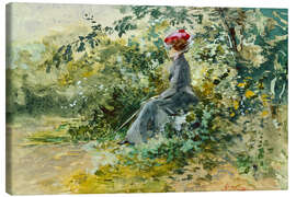 Obraz na płótnie A Moments Rest - Pompeo Mariani