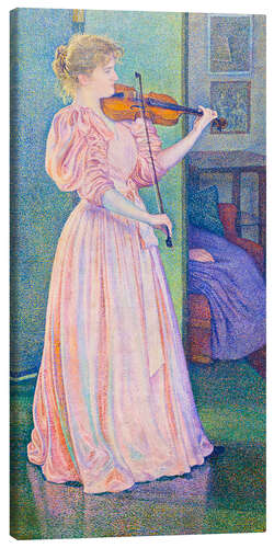 Canvas print Portrait of the violinist Irma Sethe, 1894