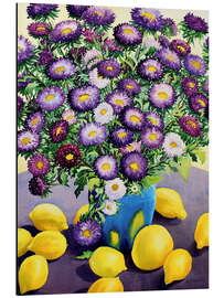 Obraz na aluminium Purple Aster and Lemons - Christopher Ryland