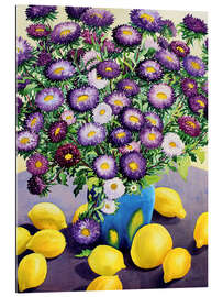 Cuadro de plexi-alu Purple Aster and Lemons - Christopher Ryland