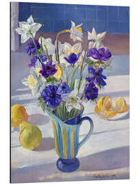 Aluminium print Spring Flowers and Lemons, 1994 - Timothy Easton