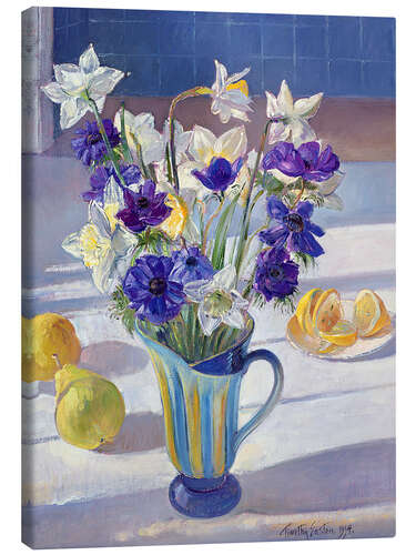 Stampa su tela Spring Flowers and Lemons, 1994