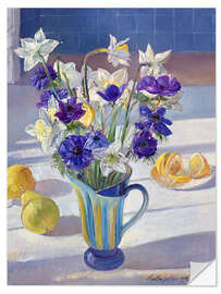 Wall sticker Spring Flowers and Lemons, 1994 - Timothy Easton