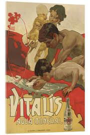 Obraz na szkle akrylowym Agua mineral Vitalis, 1895 - Adolfo Hohenstein
