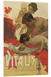 Hartschaumbild Mineralwasser Vitalis, 1895