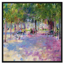 Gerahmter Kunstdruck Tuileries, Paris