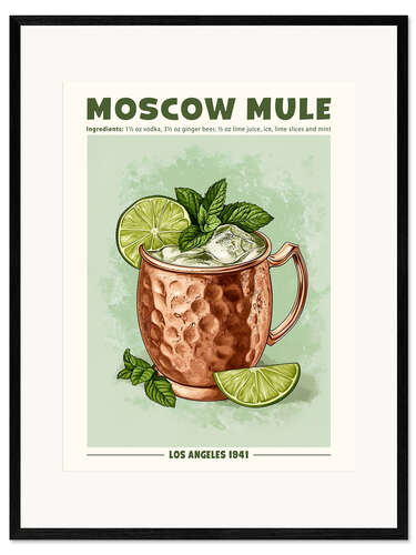 Ingelijste kunstdruk Moscow Mule, Los Angeles 1941
