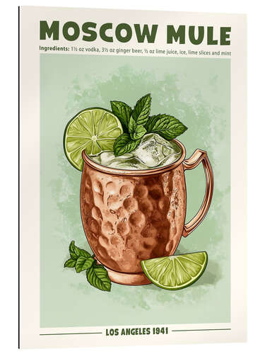 Cuadro de plexi-alu Moscow Mule, Los Angeles 1941