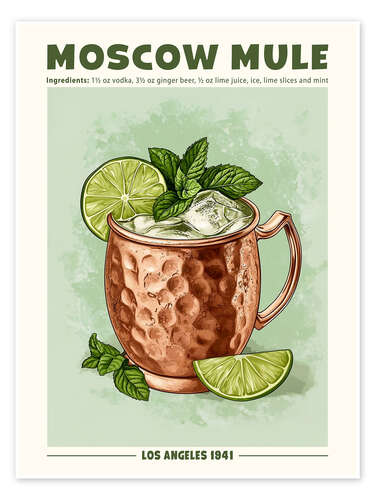 Poster Moscow Mule, Los Angeles 1941