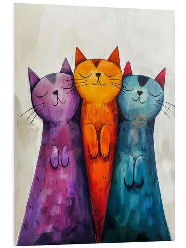 PVC print Happy Cats