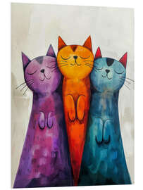 PVC print Happy Cats