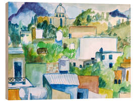 Holzbild San Miguel-Ansicht - Deborah Eve Alastra