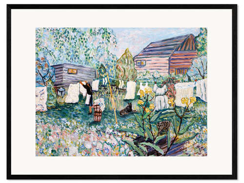 Framed art print On the Line