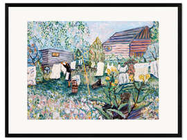 Framed art print On the Line - Deborah Eve Alastra