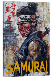 Canvas print Samurai Bushido