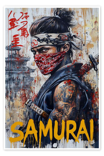 Poster Samurai Bushido