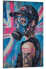 Print på aluminium Anarchy in the UK Girl