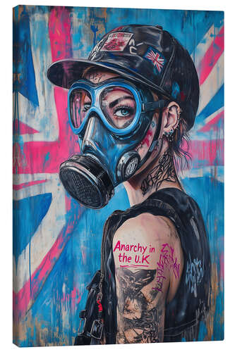Lærredsbillede Anarchy in the UK Girl